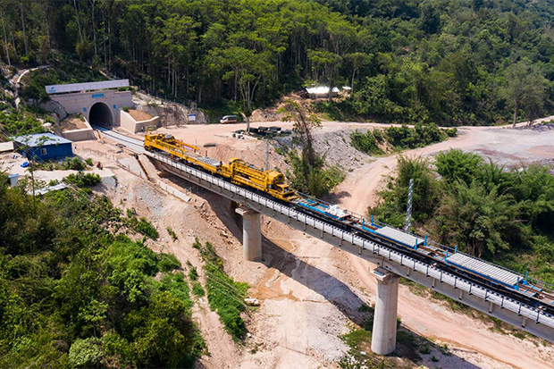 Laos - China railway